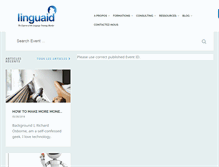 Tablet Screenshot of linguaid.net